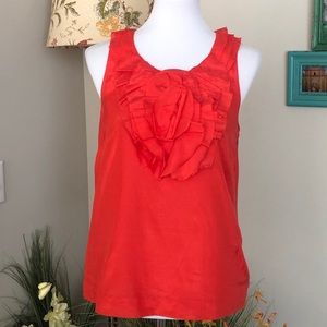 J. Crew Poppy Ruffle Top